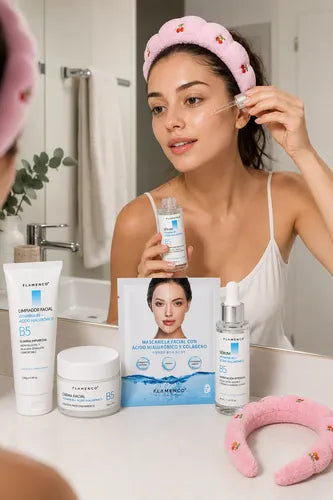 ✨ Kit Premium Skin™ B5 by Flamenco | Hidratación Profunda y Luminosidad Natural 💙