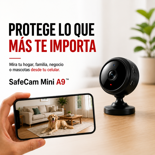 📹 SafeCam Mini A9 | Cámara WiFi de Seguridad