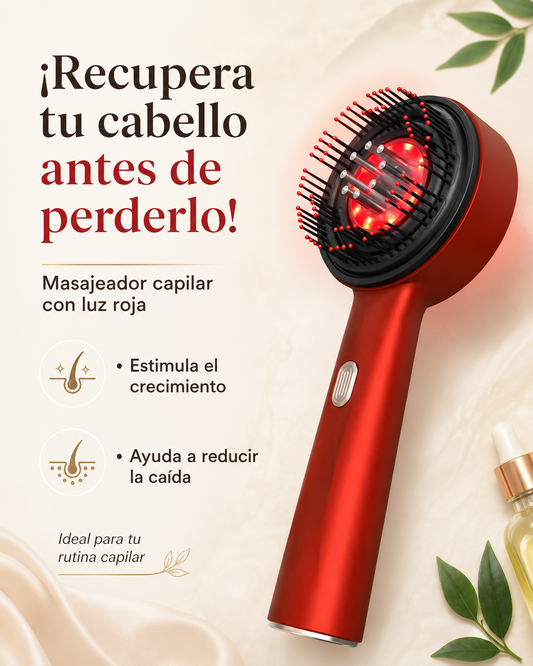 Cepillo Infrarrojo Masajeador de Cabello
