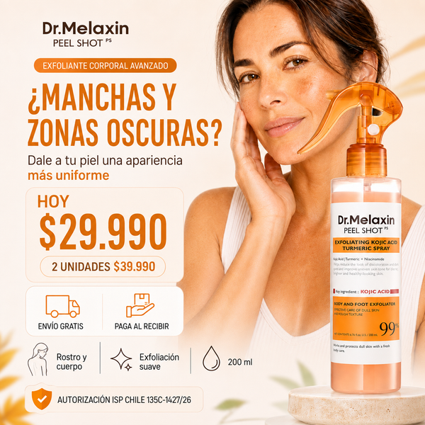 ✨ Dr. Melaxin Peel Shot™ | Skincare Coreano para Manchas y Zonas Oscuras