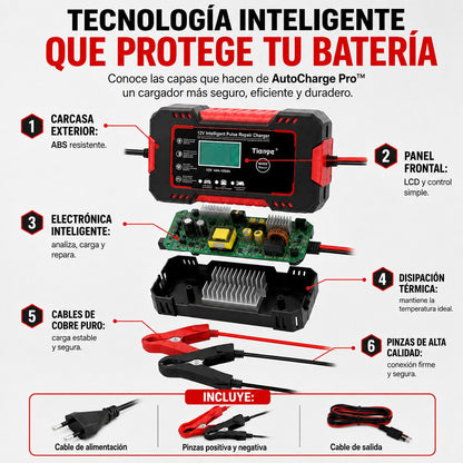 🔋 Autocharge Pro™ | Cargador Inteligente de Baterías